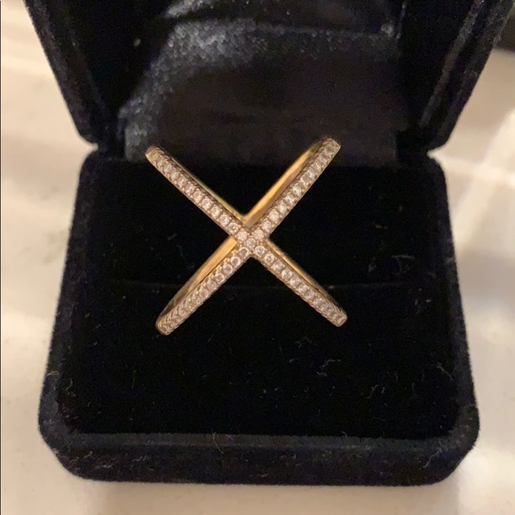 Niayala Cross Diamond Ring - Picture 1 of 3